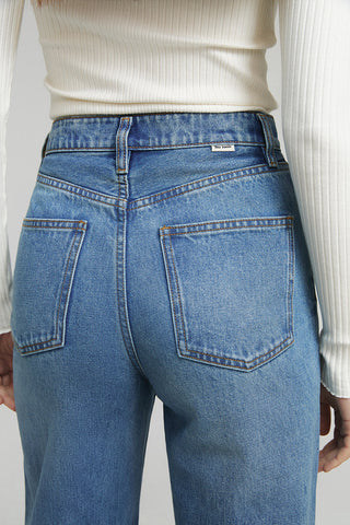 Angeles High Rise Baggy Jeans HJ103