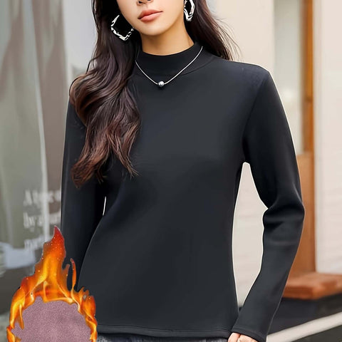 Women's Clothing Turtle Neck Thermal Underwear